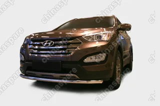 HYSF481615 Защита переднего бампера труба d60,Hyundai Santa Fe 2013-, HYSF.48.1615