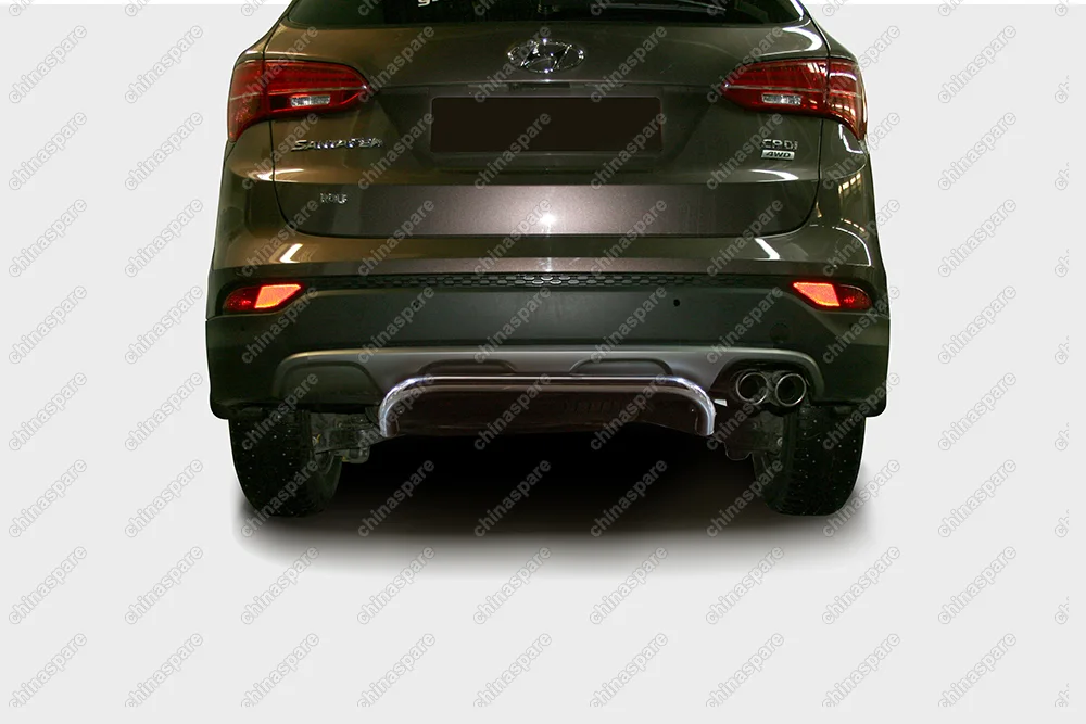 HYSF751624 Защита задняя d42,Hyundai Santa Fe 2013-, HYSF.75.1624