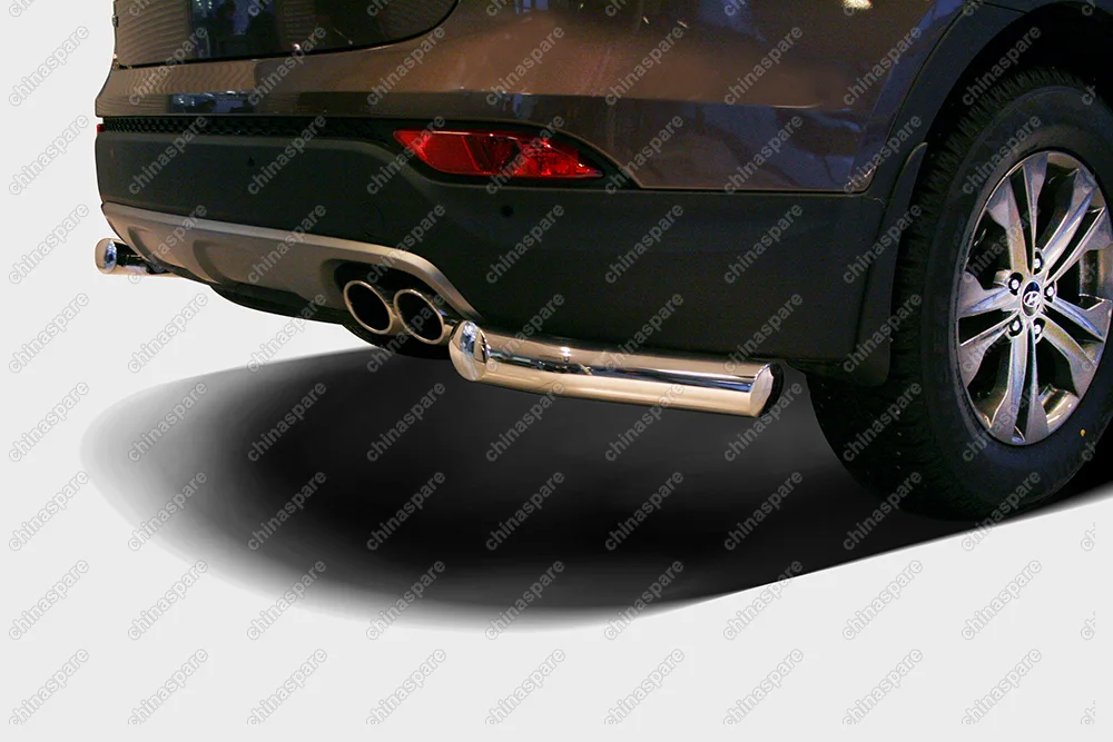 HYSF761629 Защита задняя уголки d76,Hyundai Santa Fe 2013-