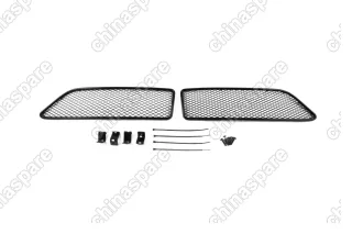 1250615151 Сетка на бампер внешняя для HYUNDAI Santa Fe Premium 2015->, 2 шт., черн., 15 мм, для автомобилей с адаптивным круиз-контролем