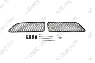 1250615201 Сетка на бампер внешняя для HYUNDAI Santa Fe Premium 2015->, 2 шт., черн., 20 мм (сота), для автомобилей с адаптивным круиз-контролем