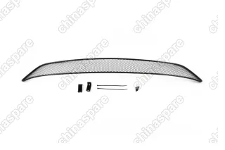 1250715151 Сетка на бампер внешняя для HYUNDAI Santa Fe Premium Start 2015->, черн., 15 мм, для автомобилей без адаптивного круиз-контроля