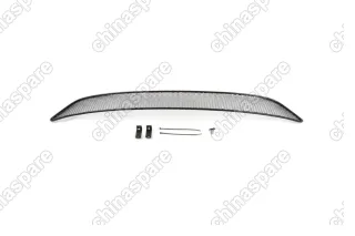 1250715201 Сетка на бампер внешняя для HYUNDAI Santa Fe Premium Start 2015->, черн., 20 мм (сота), для автомобилей без адаптивного круиз-контроля