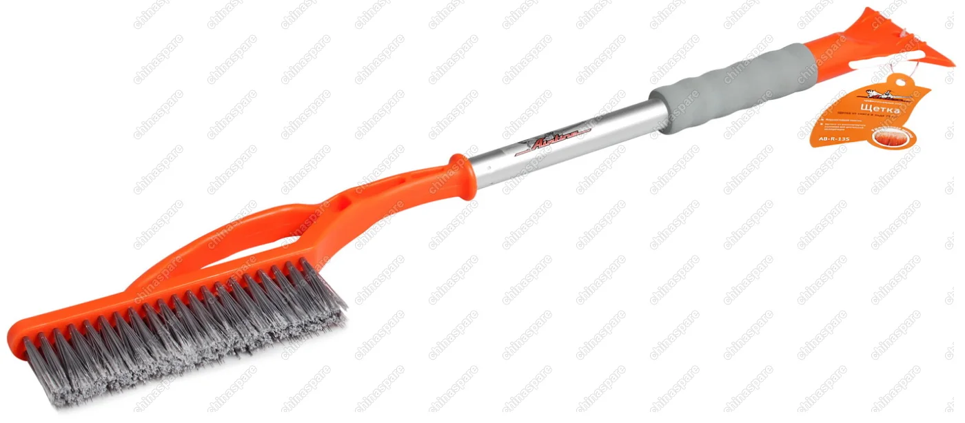 Щетка от снега и льда с распушённой щетиной (75 см)