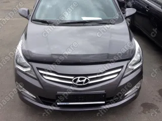 NLDSHYSOL1412 Дефлектор капота темный HYUNDAI SOLARIS SD HB 2014-2017