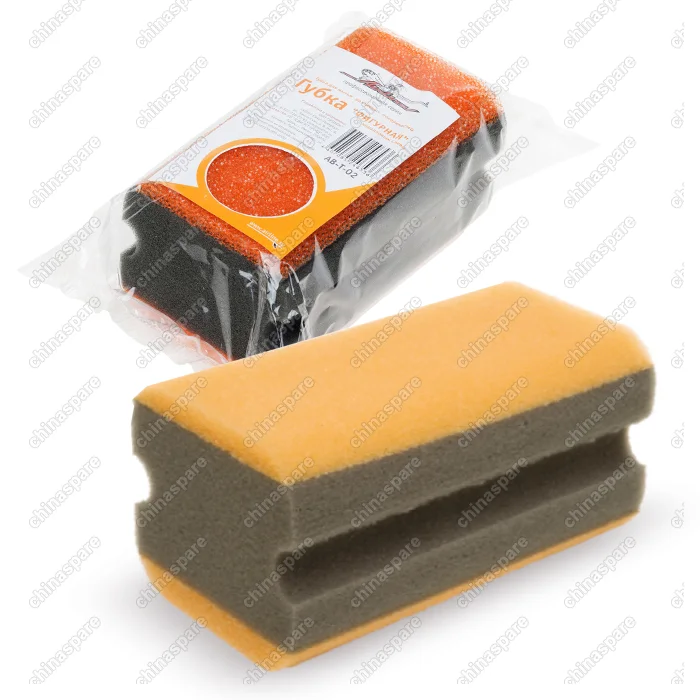 Губка поролоновая Фигурная с коралловым слоем