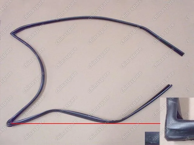 Уплотнитель стекла задней левой двери опускного Great Wall Coolbear