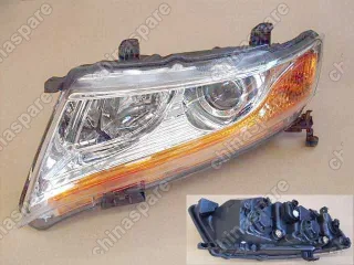 Фара головного света левая (желтый указатель) Great Wall Coolbear