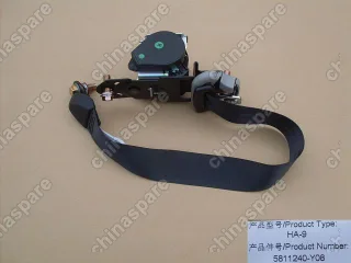 5811240Y08 Fr seat belt retractor assy rh Great Wall Coolbear