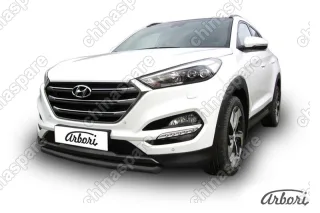 AFZDAHT4WD1503B Защита переднего бампера d57 Arbori черн. для HYUNDAI Tucson 2015-2018