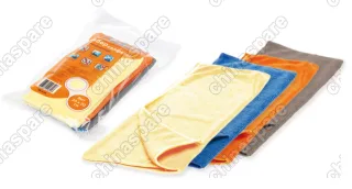 Набор салфеток из микрофибры 8 шт. прямоугольники  20х20 см.