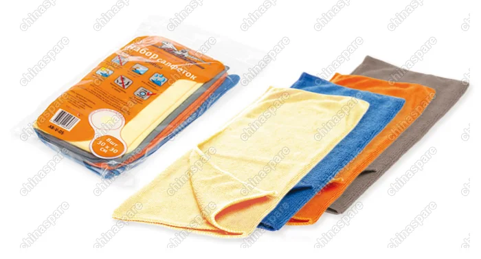 Набор салфеток из микрофибры прямоугольники 8 шт. 30х30 см.