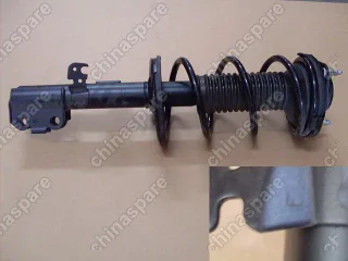 Стойка передней подвески левая с пружиной в сборе Great Wall Cowry