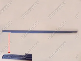 Уплотнитель стекла сдвижной левой двери наружний (бархотка) Great Wall Cowry