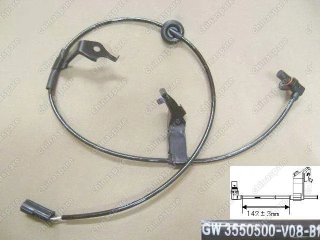 3550500V08B1 Rr wheel speed sensor w/brkt assy lh Great Wall Cowry