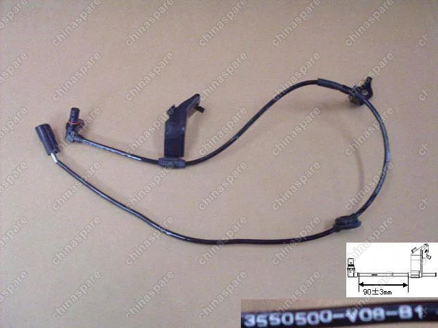 Датчик abs задний левый gw cowry (овальная фишка) Great Wall Cowry