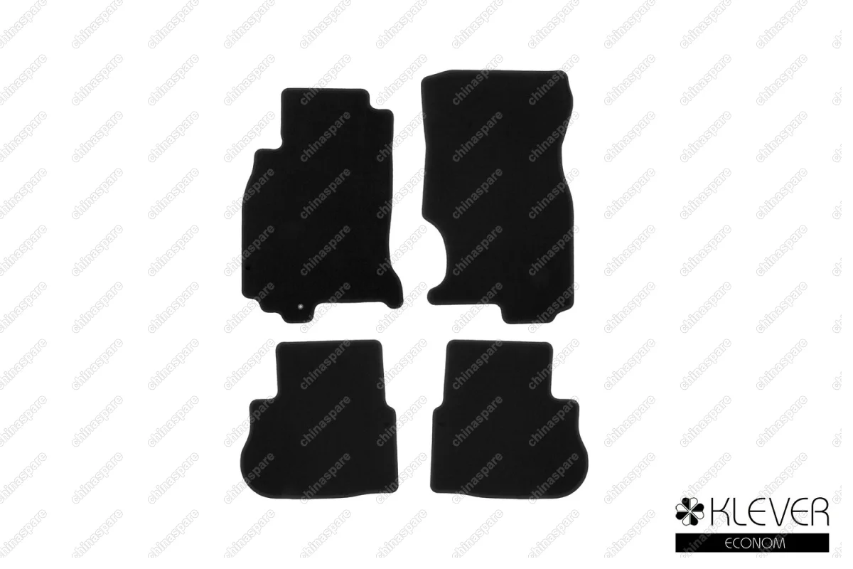 Коврики в салон Klever Econom INFINITI FX АКПП 2003-2009, кросс., 4 шт. (текстиль)