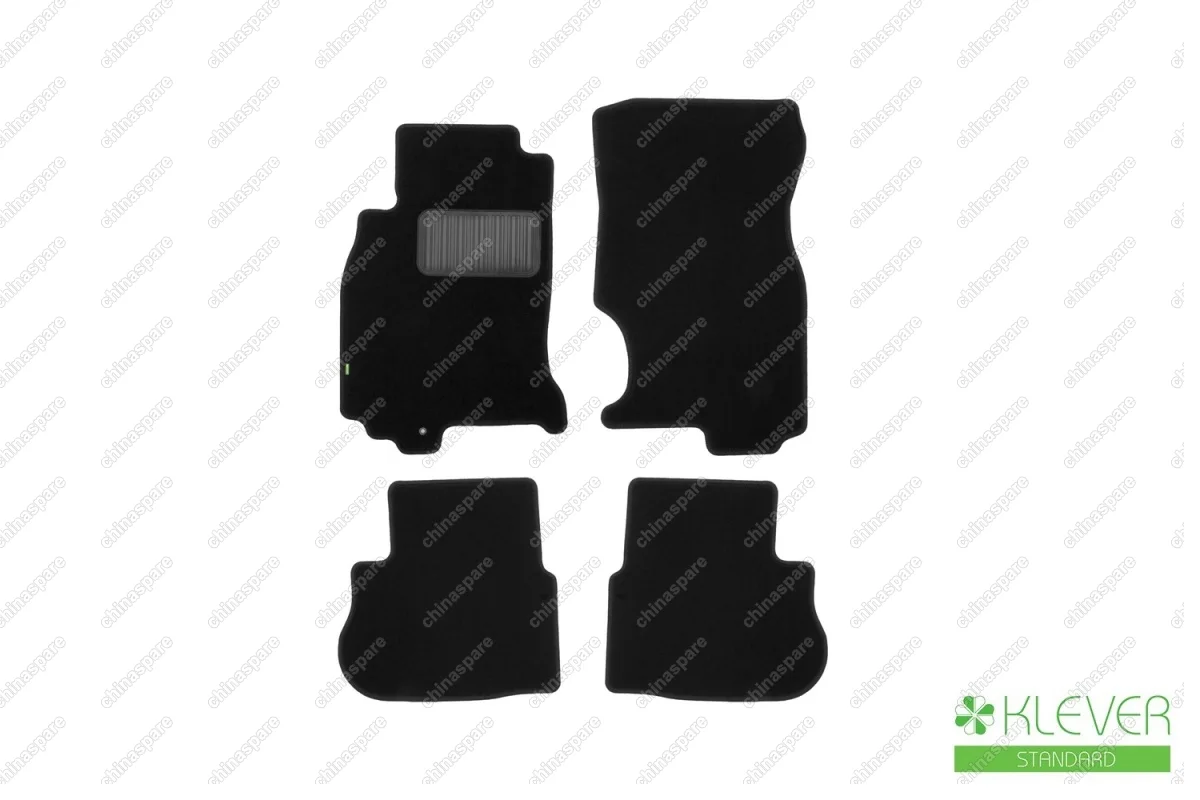 Коврики в салон Klever Standard INFINITI FX АКПП 2003-2009, кросс., 4 шт. (текстиль)