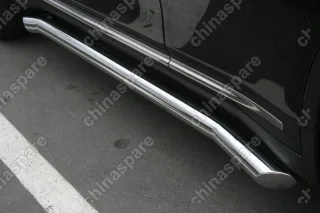 Пороги труба d 76 (компл 2шт) "Infiniti FX 35/50" 2008-, INFX.80.0750