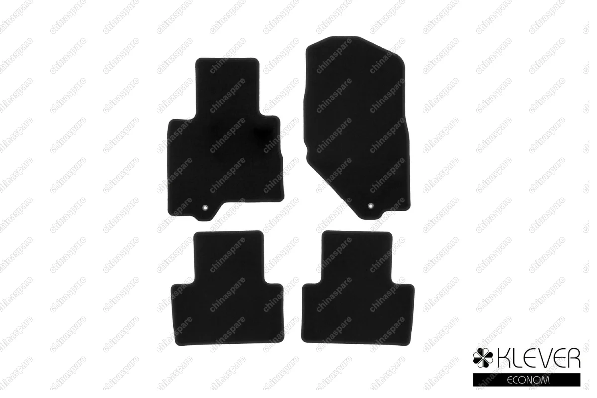 Коврики в салон Klever Econom INFINITI FX 2009->, кросс., 4 шт. (текстиль)