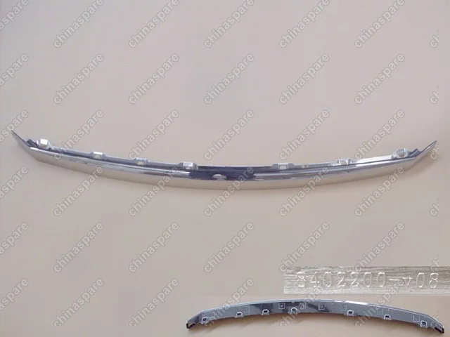 8402220V08 Накладка капота хромированная Great Wall Cowry