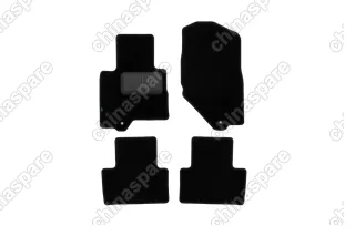 Коврики в салон Klever Premium INFINITI FX 2009->, кросс., 4 шт. (текстиль)