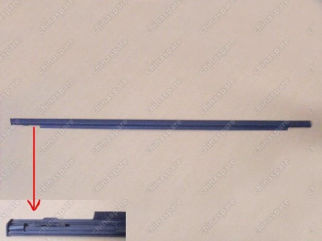 Уплотнитель стекла передней правой двери наружный (бархотка) Great Wall Cowry