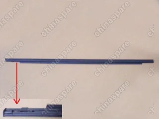 Уплотнитель стекла передней правой двери наружный (бархотка) Great Wall Cowry