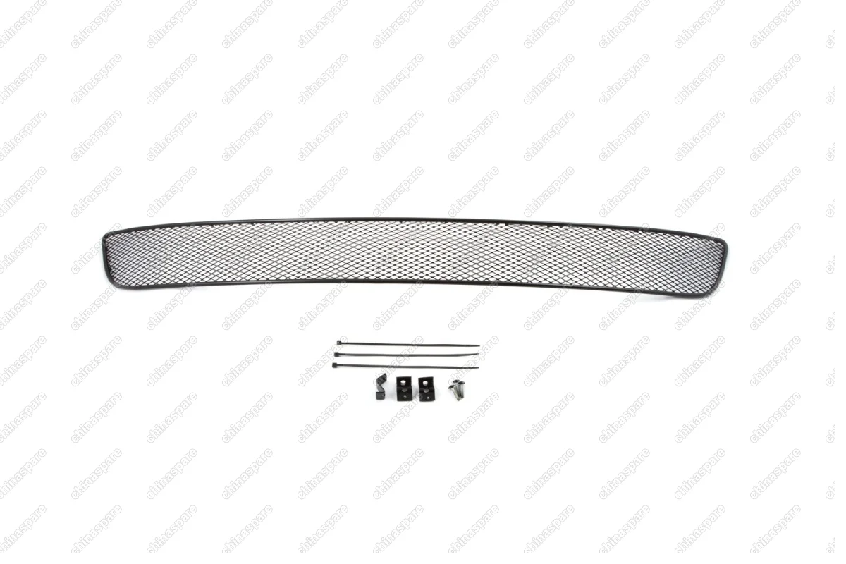 Сетка на бампер внешняя для INFINITI QX70 3 л. 2012->, черн., 15 мм