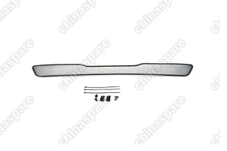 Сетка на бампер внешняя для INFINITI QX70 3,7 л. 2014->, черн., 15 мм