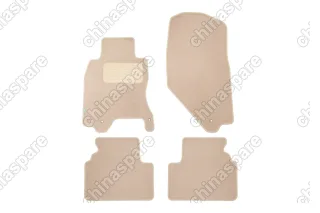 Коврики в салон Klever Premium INFINITI G 2009-2013, сед., 4 шт. (текстиль, бежевые)