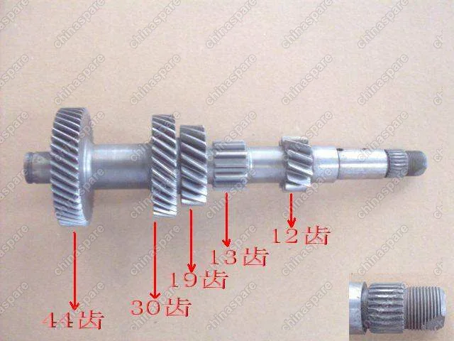 Вал кпп 4/2 промежуточный 44 зуба ssbat Great Wall Deer