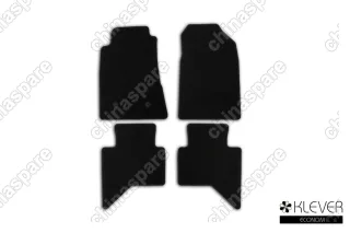 KLEVER01210101200k Коврики в салон Klever Econom ISUZU D-Max 2016-> пикап, 4 шт. (текстиль)