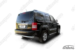 AFZDAJCH1204 Защита заднего бампера d76 Arbori нерж. сталь для Jeep CHEROKEE KK 2007-2012