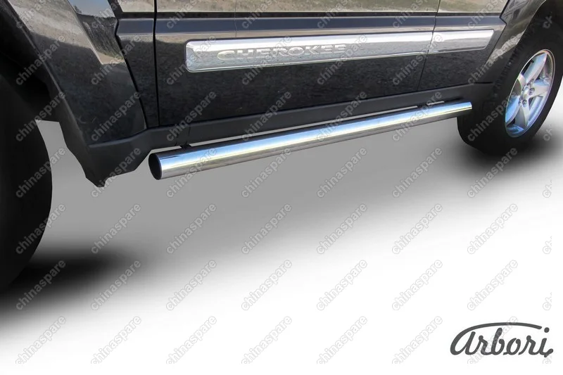 AFZDAJCH1203 Защита порогов d76 труба Arbori нерж. сталь для Jeep CHEROKEE KK 2007-2012