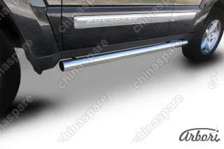 AFZDAJCH1203 Защита порогов d76 труба Arbori нерж. сталь для Jeep CHEROKEE KK 2007-2012