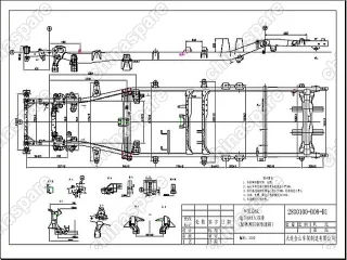 Рама g5 4/4 (электр. раздат. коробка) - 2800010b1-ay Great Wall Deer