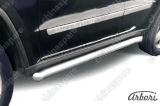 AFZDAJGCH06 Защита порогов d57 с гибами Arbori нерж. сталь для JEEP Grand Cherokee 2011-2013