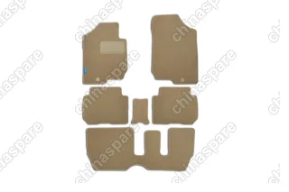 NLT253011112kh Коврики в салон KIA Carens 2006->, ун., 6 шт. (текстиль, бежевые)