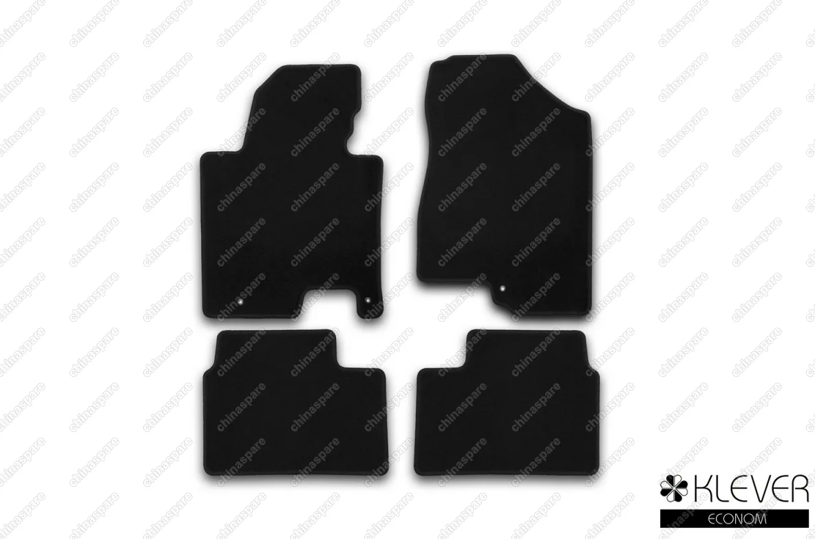 KVR01254501200k Коврики в салон Klever Econom KIA Ceed АКПП 2012-2018, хб., ун., 4 шт. (текстиль)