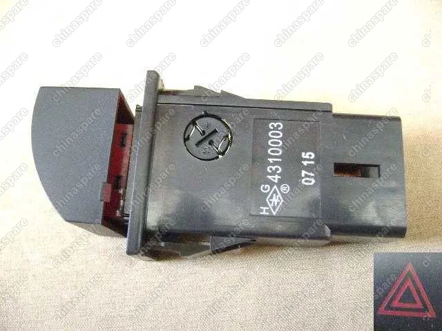 4117020F00 Кнопка аварийной световой сигнализации (нового образца) Great Wall Deer