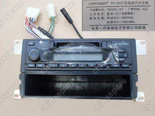 7901010D07 Магнитола кассетная (1 din) в сборе с кожухом (2 din) и полкой Great Wall Deer
