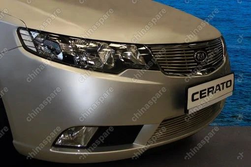 KCER922257 Декоративный элемент решётки радиатора d10 (1 элемент из 9 трубочек) "Kia Cerato" хром, KCER.92.2257