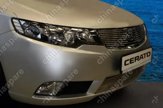 KCER922257 Декоративный элемент решётки радиатора d10 (1 элемент из 9 трубочек) "Kia Cerato" хром, KCER.92.2257