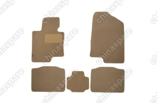 NLT254211112kh Коврики в салон KIA Optima АКПП 2011->, сед., 5 шт. (текстиль, бежевые)