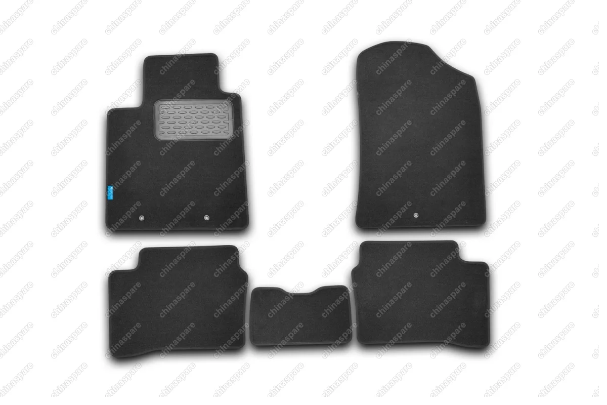 NLT253611110kh Коврики в салон KIA Picanto 2011->, хб., 5 шт. (текстиль)