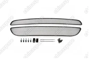 1301216151 Сетка на бампер внешняя для KIA Picanto 2015-2016, 2 шт., черн., 15 мм