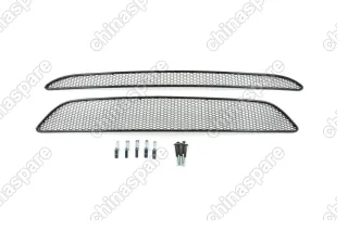 1301916201 Сетка на бампер внешняя для KIA Picanto 2016->, 2 шт., черн., 20 мм (сота)