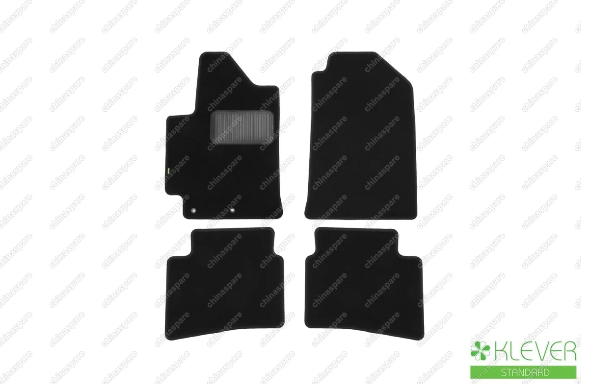 KLEVER02255501210kh Коврики в салон Klever Standard KIA RIO, 2017->, сед., 4 шт. (текстиль)