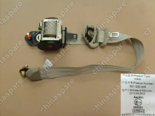 5811230S08 Fr seat belt retractor assy lh Great Wall Florid